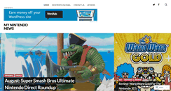 Desktop Screenshot of mynintendonews.com