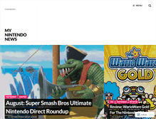 Tablet Screenshot of mynintendonews.com